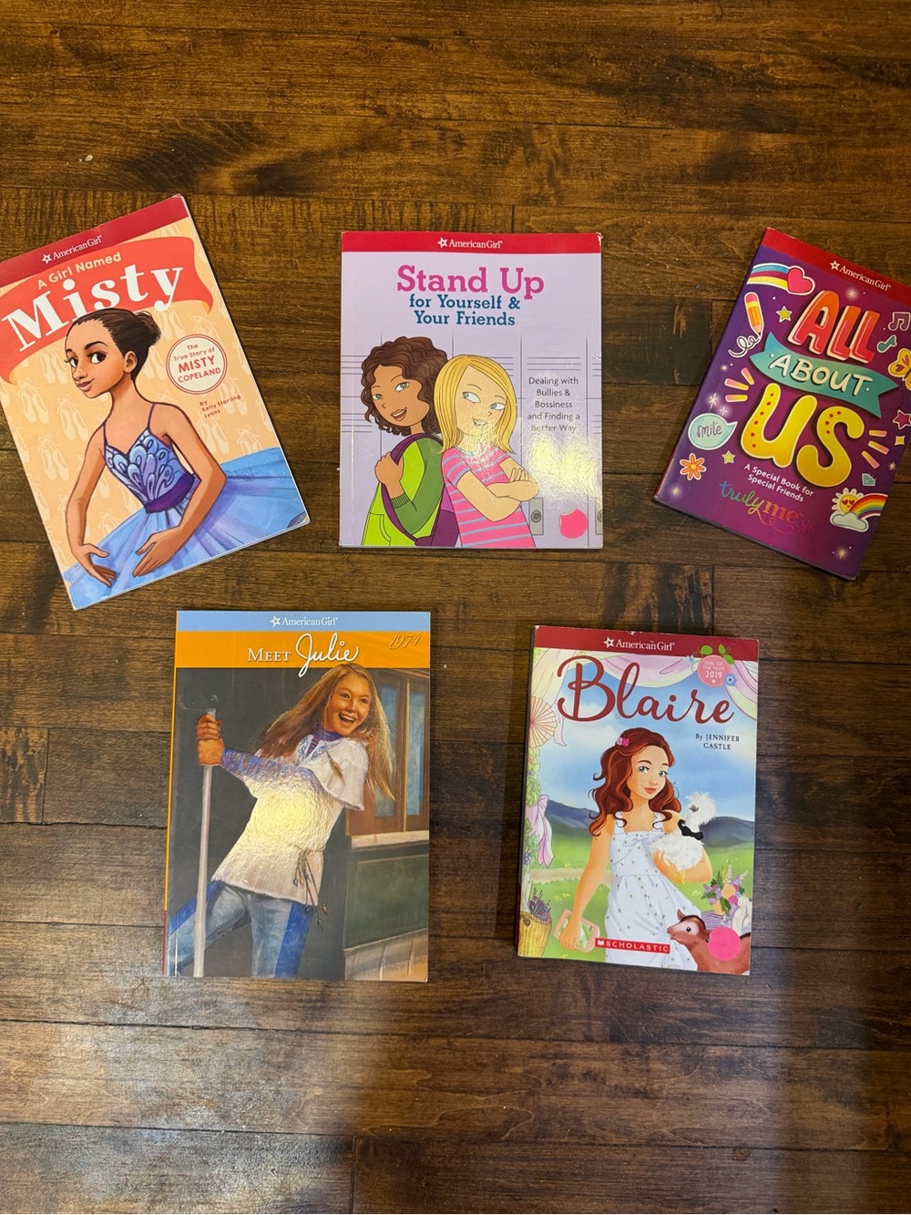 American Girl Doll Children's Book Lot Julie 5 Books Bundle EUC
